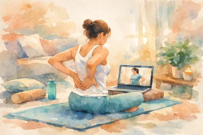 Kinesiología online para dolor lumbar en casa