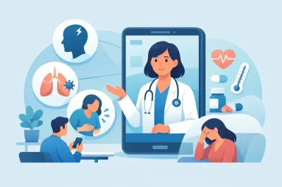 Qué síntomas se pueden tratar por telemedicina